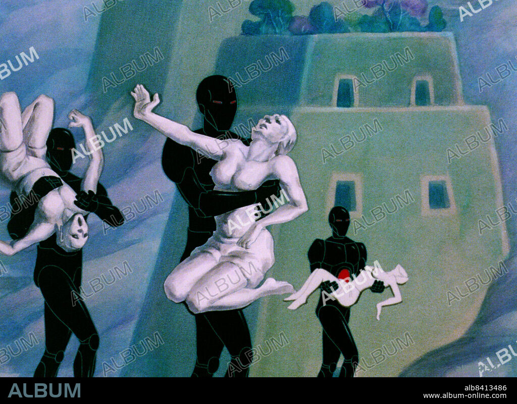 GANDAHAR, 1987, directed by RENE LALOUX. Copyright Col.Ima.Son/Films A2.