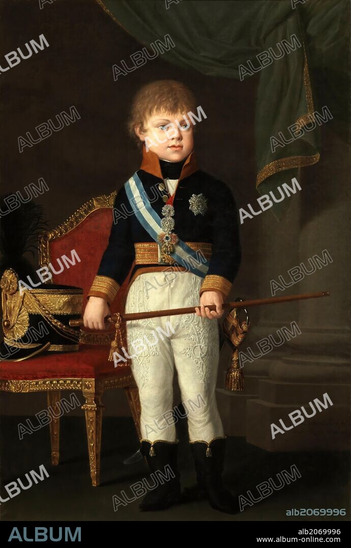 Giovanni Francesco Corsi / 'Carlo Ludovico de Borbón-Parma, heredero de Etruria', 1802, Escuela Italiana, Lienzo, 117 cm x 67 cm, P04799.