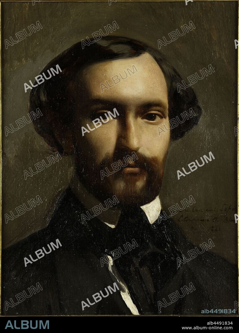 CHARLES OCTAVE BLANCHARD. Portrait of the composer Charles Gounod (1818-1893).