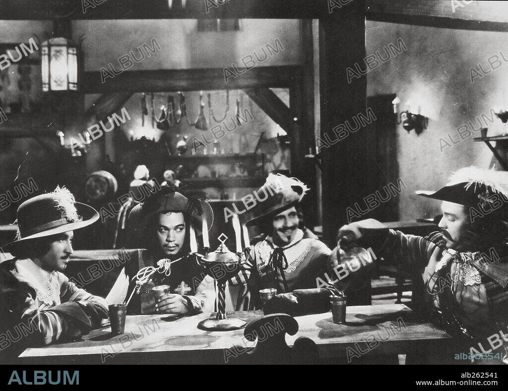 CANTINFLAS in THE THREE MUSKETEERS, 1942 (LOS TRES MOSQUETEROS), directed by MIGUEL M. DELGADO. Copyright POSA FILMS, S.A.