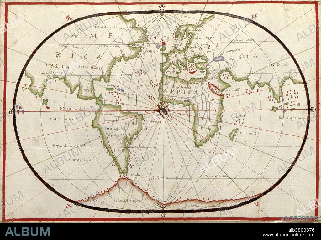 Map of the World, 1590 - Album alb3800876