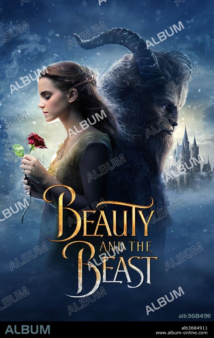 Poster of BEAUTY AND THE BEAST, 2017, directed by BILL CONDON. Copyright MANDEVILLES FILMS/WALT DISNEY PICTURES.