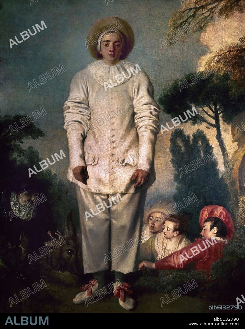 JEAN ANTOINE WATTEAU. Gilles - ca. 1718-19 - 184,5x149, cm - oil on canvas.
