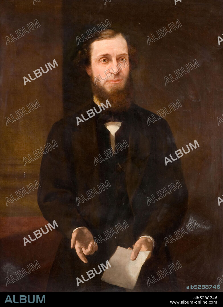 WILLIAM THOMAS RODEN. Portrait of Edwin Yates, 19th century. Edwin Yates was Mayor of Birmingham in 1865.