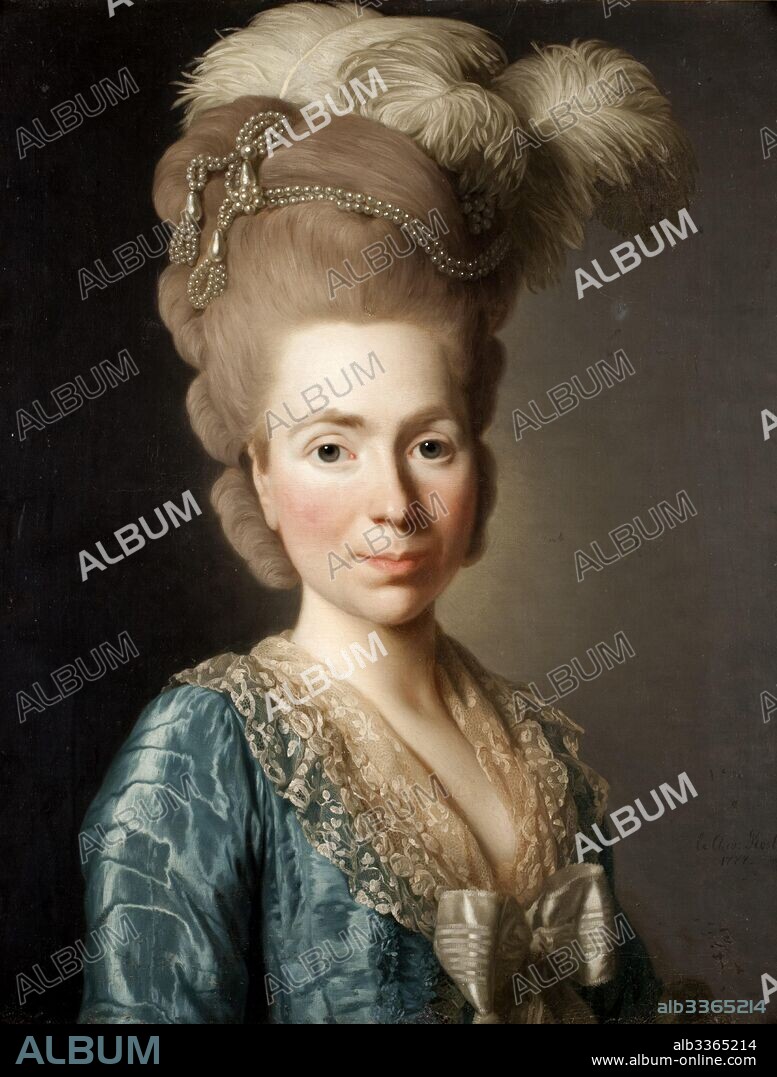 ALEXANDER ROSLIN. Portrait of Princess Natalya Petrovna Galitzine (1741-1837).