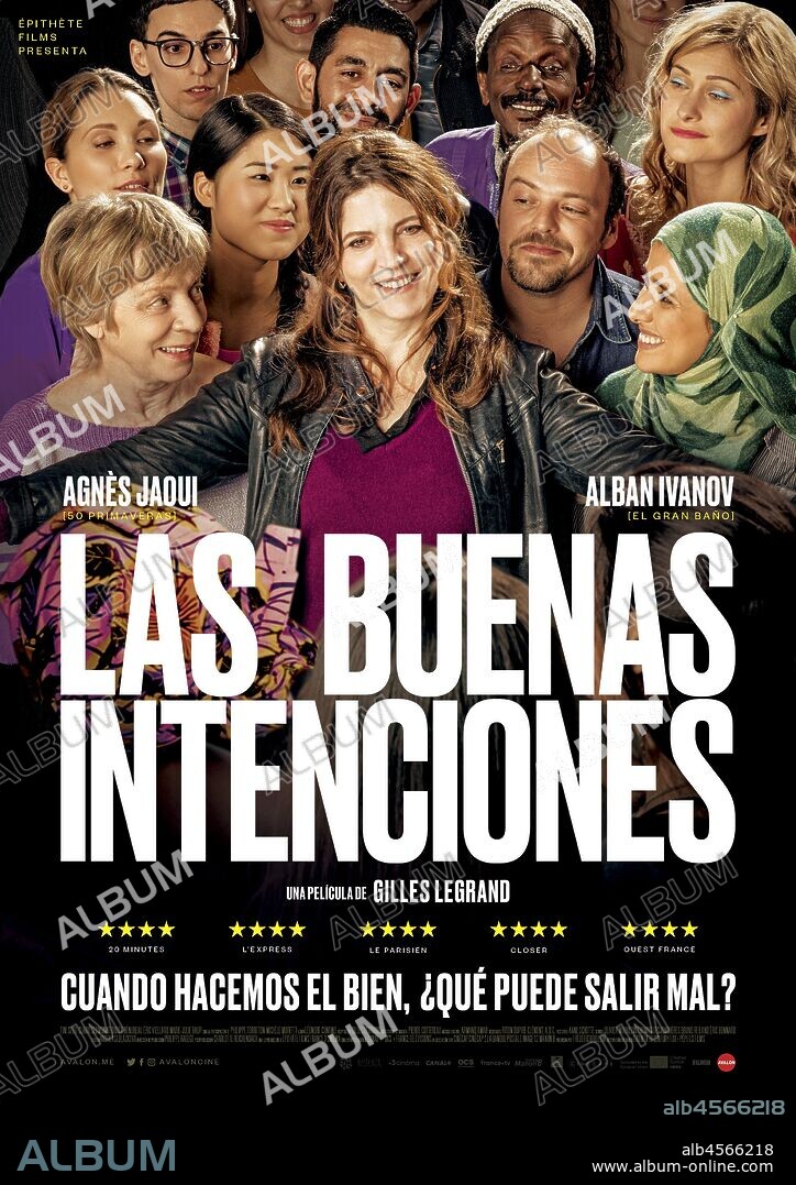 Poster de LAS BUENAS INTENCIONES, 2018 (LES BONNES INTENTIONS), dirigida por GILLES LEGRAND. Copyright Epithète Films / France 3 Cinéma / La Banque Postale Image.