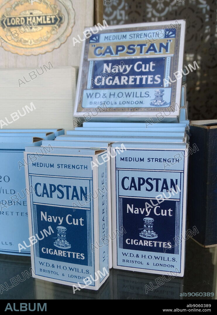 Capstan Navy Cut cigarettes.