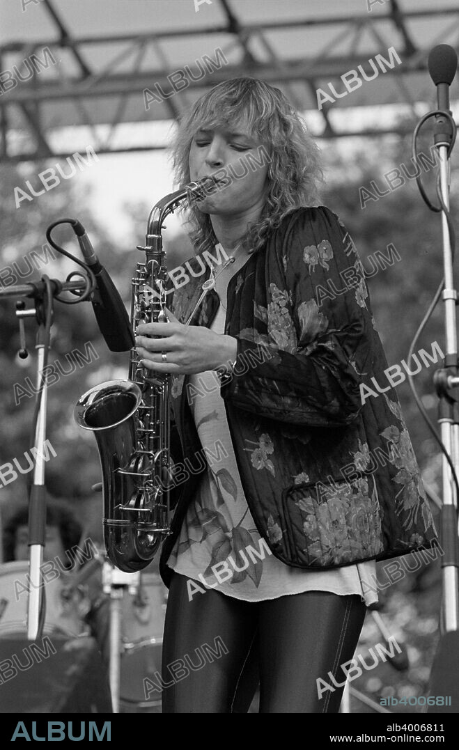 Barbara Thompson, Knebworth Jazz Festival, Hertfordshire, July, 1981.