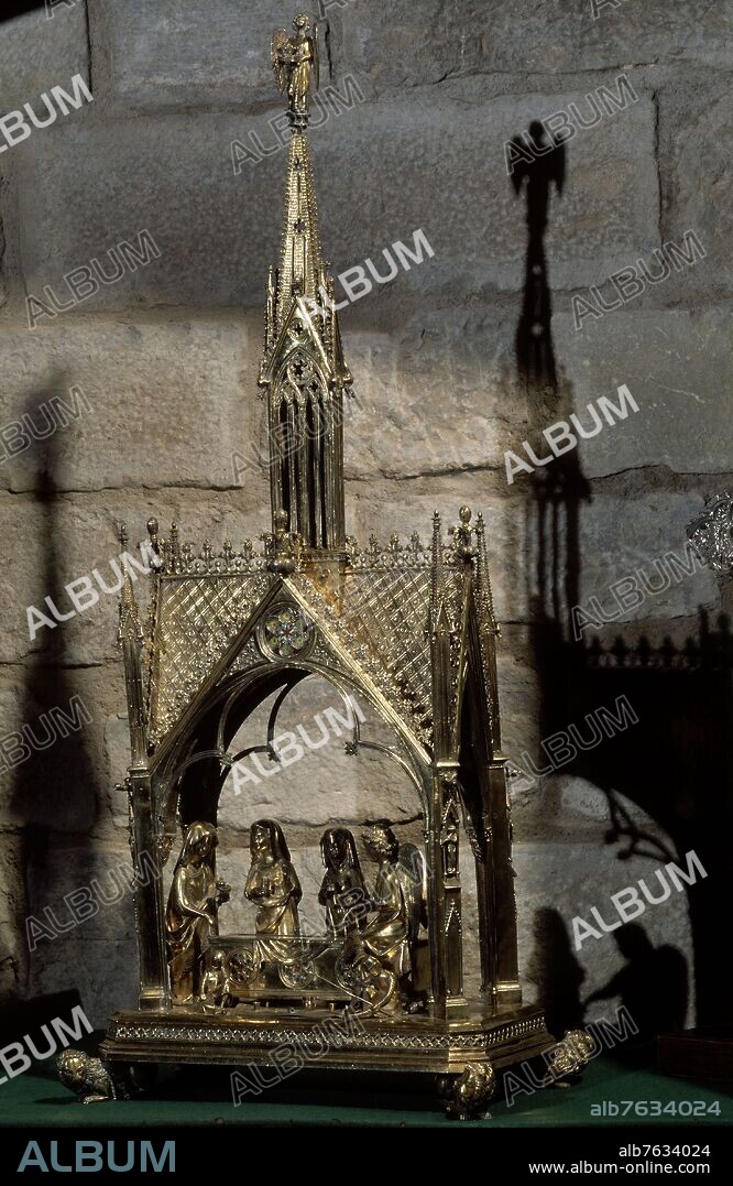 RELICARIO GOTICO LLAMADO DEL SANTO SEPULCRO - 1258.