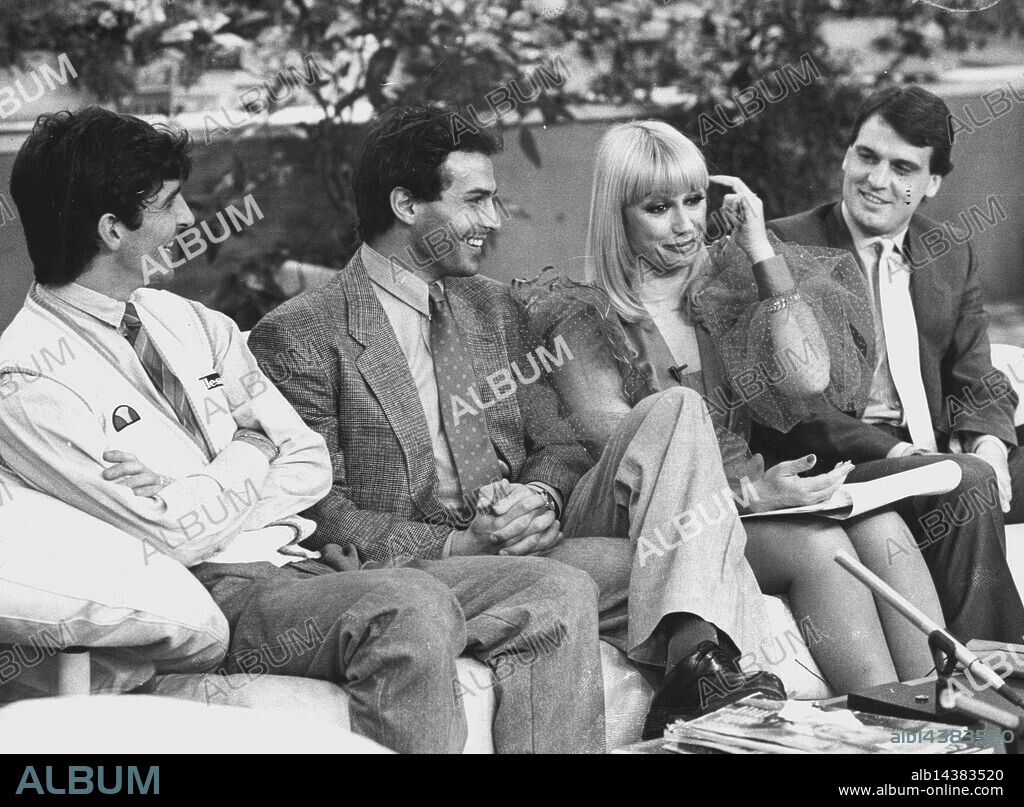 Paolo Rossi, Antonio Cabrini, Raffaella Carra And Marco Tardelli. May 16, 1954.