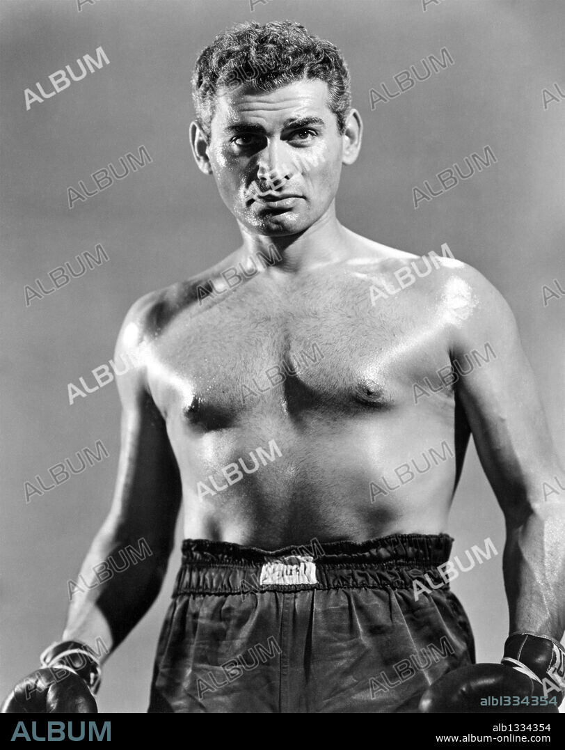 JEFF CHANDLER in IRON MAN, 1951, directed by JOSEPH PEVNEY. Copyright UNIVERSAL PICTURES.