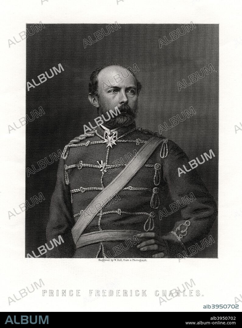 Prince Frederick Charles, 19th century. Prince Frederick Charles of Hesse-Kassel (1868-1940) married Princess Margarete of Prussia, granddaughter of Queen Victoria.