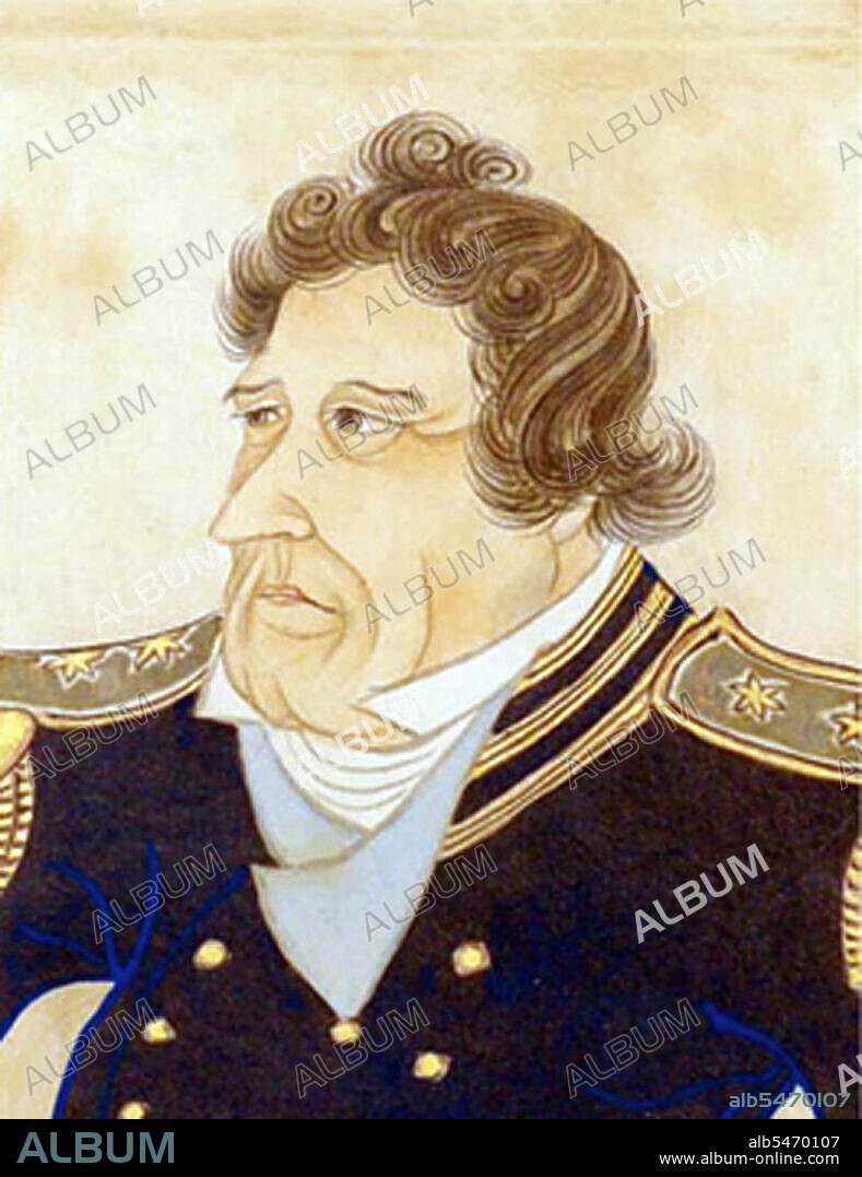 Matthew Calbraith Perry (April 10, 1794 – March 4, 1858) was the Commodore of the U.S. Navy who compelled the opening of Japan to the West with the Convention of Kanagawa in 1854.