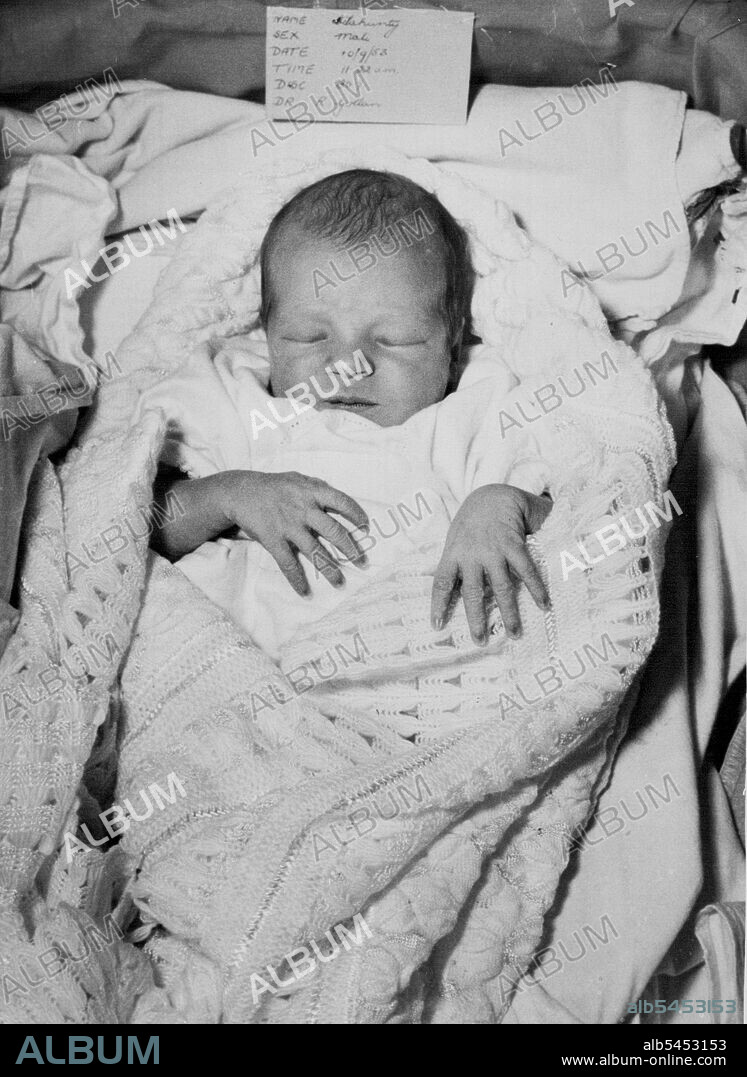 Just what Olympic athlete Shirley Strickland (Mrs. Laurence de la Hunty) wanted a boy. The baby (7lb 40z) was born at King Edward Memorial Hospital, Perth, on Thursday. Shirley said, "We really wanted a boy, but haven't chosen his name yet." September 14, 1953.