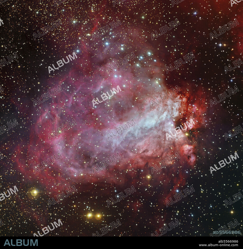 The Omega Nebula in the constellation Sagittarius.