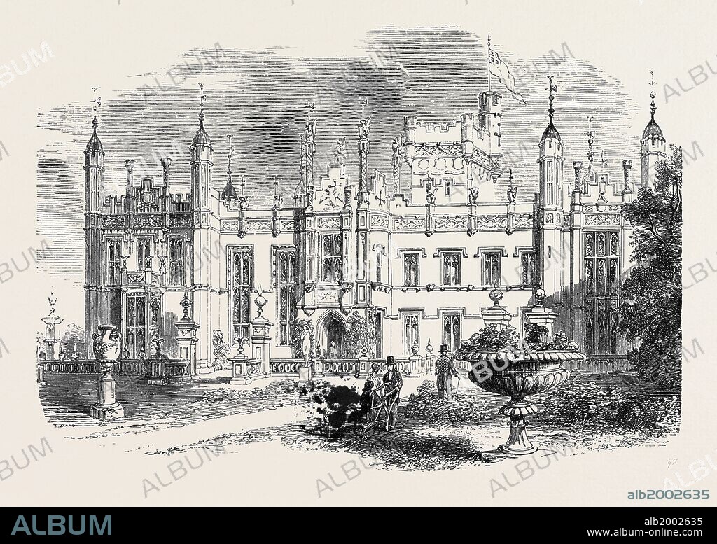 KNEBWORTH, HERTFORDSHIRE, THE SEAT OF THE LATE LORD LYTTON, 1873.