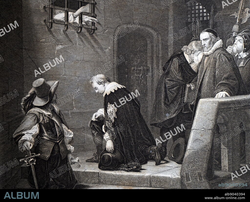 Execution of Henry Stafford, 1st Baron Stafford (1501 - 30 April 1563); English nobleman. After the execution for treason in 1521 and posthumous attainder of his father Edward Stafford, 3rd Duke of Buckingham, with the forfeiture of all the family's estates and titles.