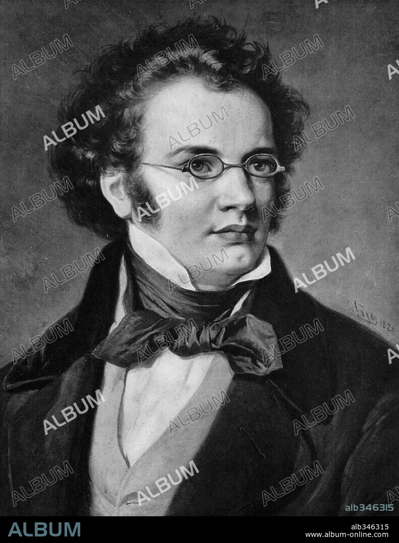 Franz Peter Schubert, 1797-1828, Austrian composer.