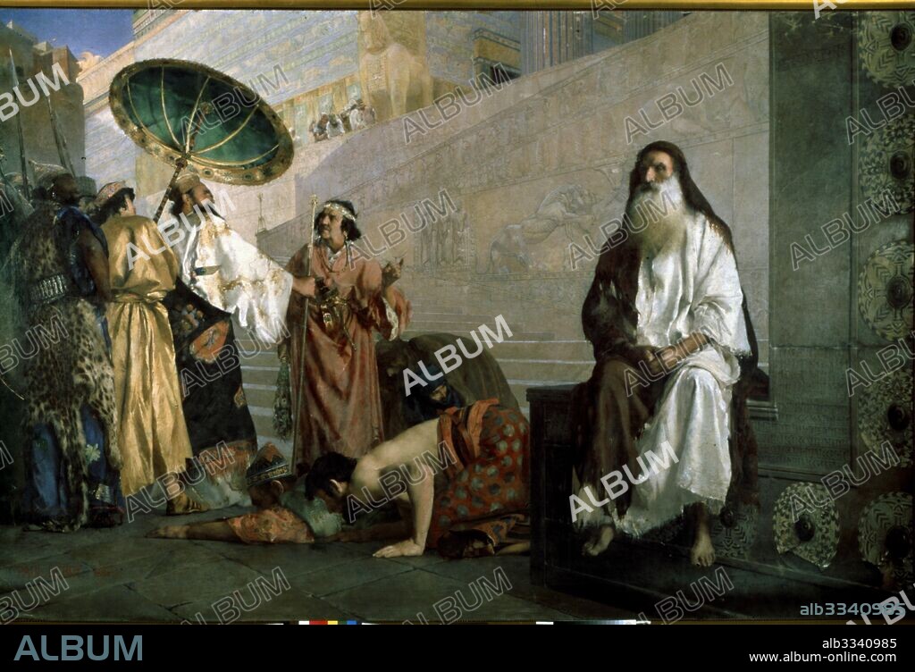 PAUL ALEXANDRE ALFRED LEROY. Haman and Mordechai.