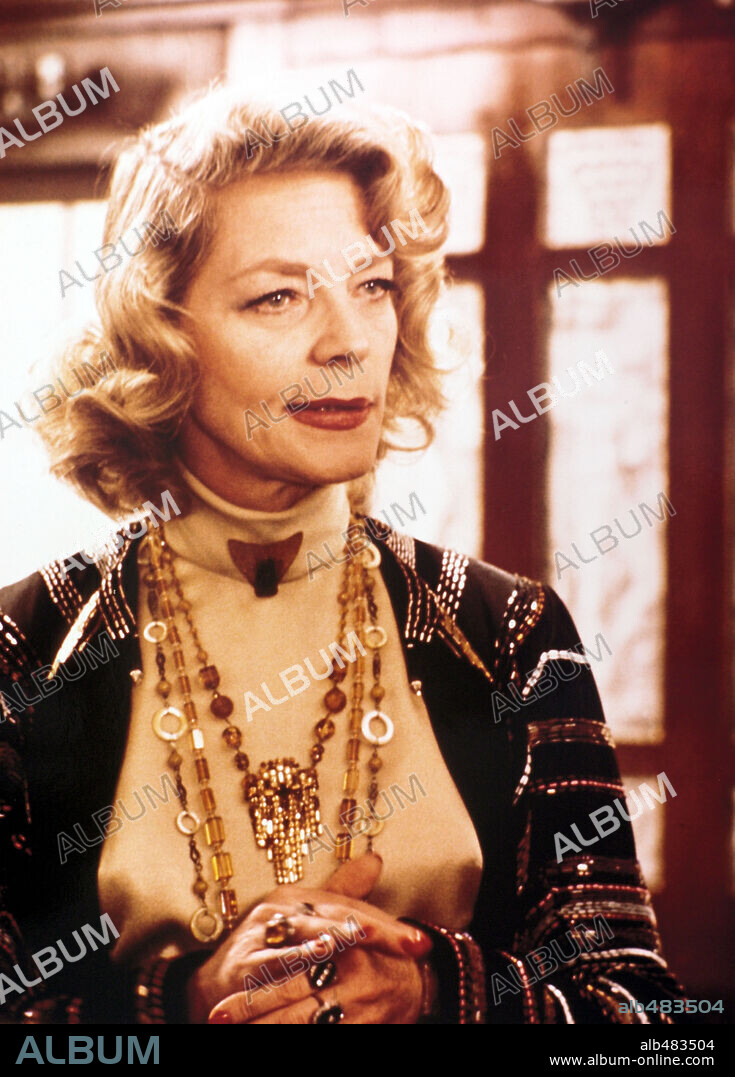 LAUREN BACALL in MURDER ON THE ORIENT EXPRESS, 1974, directed by SIDNEY LUMET. Copyright UNITED ARTISTS.