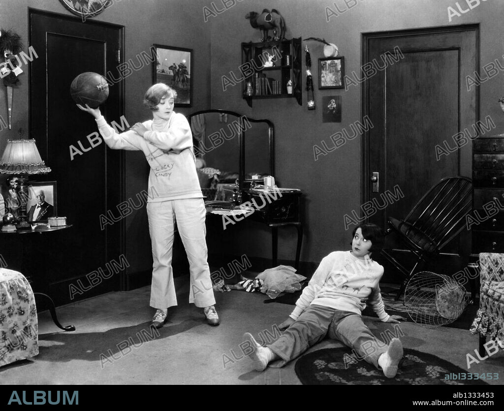 JANE WINTON and MARION DAVIES in THE FAIR CO-ED, 1927, directed by SAM WOOD. Copyright M.G.M.