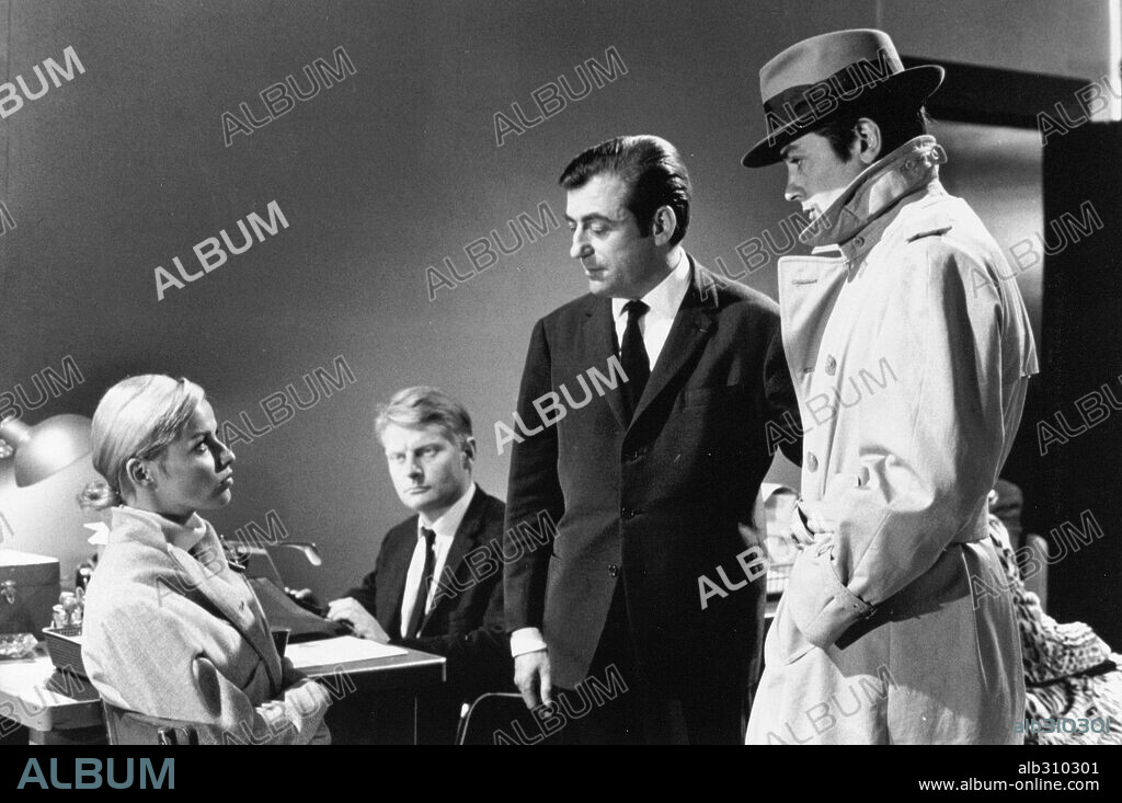 ALAIN DELON dans LE SAMOURAI, 1967, réalisé par JEAN-PIERRE MELVILLE. Copyright PATHE.