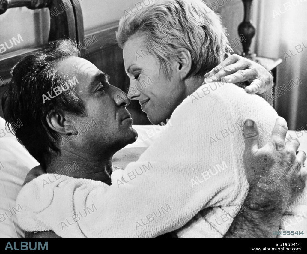 JEAN SEBERG and UGO TOGNAZZI in KIND OF LOVE, THIS, 1972 (QUESTA SPECIE D'AMORE), directed by ALBERTO BEVILACQUA. Copyright FAIR FILM.