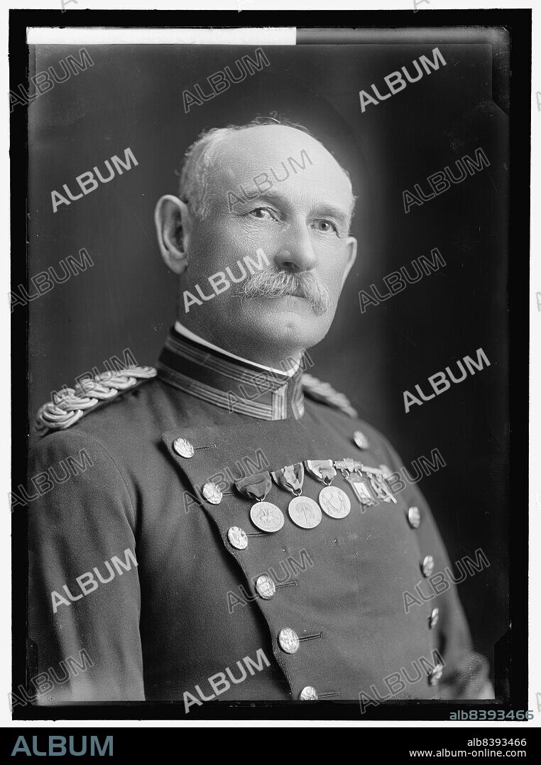 HARRIS & EWING. Colonel Joseph Garrard, between 1913 and 1918. US Army officer wearing 'Indian Wars' and 'Philippine Insurrection 1899' medals.