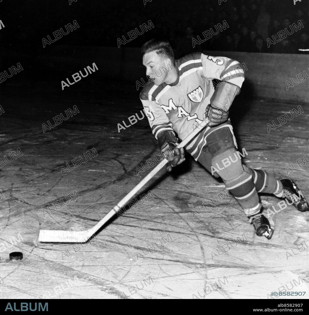 Ishockeyspelaren i MFF Malmö FF Erik "Koppe" Pettersson. (c) Pierre Mes / Sydsvenskan / IBL Bildbyrå.