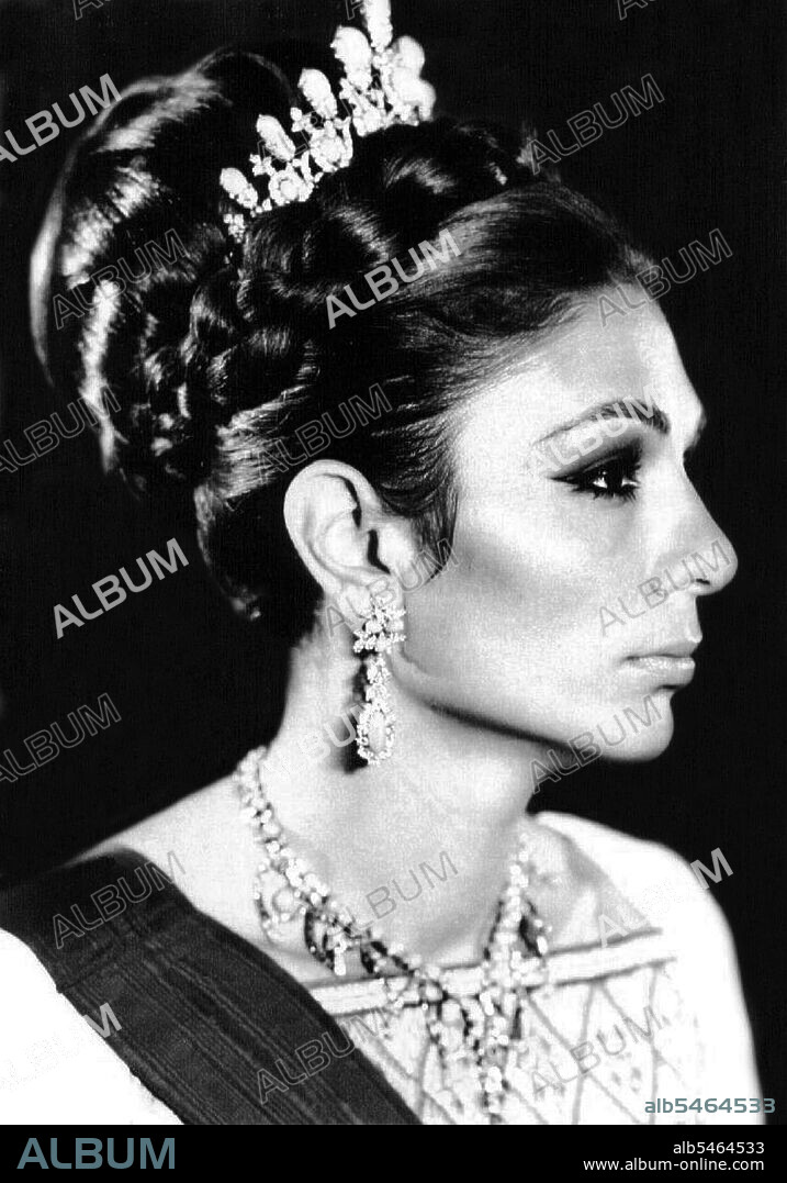 Farah Pahlavi (born Farah Diba, 14 October 1938, Tehran); is the former Queen and Empress of Iran. She is the widow of Mohammad Reza Pahlavi, the Shah of Iran, and only Empress (Shahbanou) of modern Iran. She was Queen Consort of Iran from 1959 until 1967 and Empress Consort from 1967 until exile in 1979. Though the titles and distinctions of the Iranian Imperial Family were abolished within Iran by the Islamic government, she is still styled Empress or Shahbanou, out of courtesy, by the foreign media as well as by supporters of the monarchy. Some countries such as the United States of America, Denmark, Spain and Germany still address the former Empress as Her Imperial Majesty The Shahbanou of Iran in official documents, for example Royal wedding guest lists.