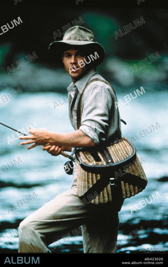 BRAD PITT in A RIVER RUNS THROUGH IT, 1992, directed by ROBERT REDFORD. Copyright COLUMBIA PICTURES.