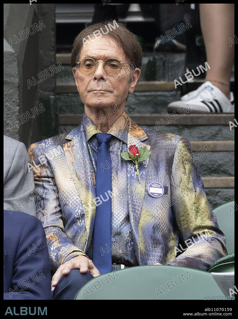 July 3, 2024, London, London, United Kingdom: Sir Cliff Richard on day three of the Wimbledon Tennis Championships in London (Credit Image: © Stephen Lock/i-Images via ZUMA Press).