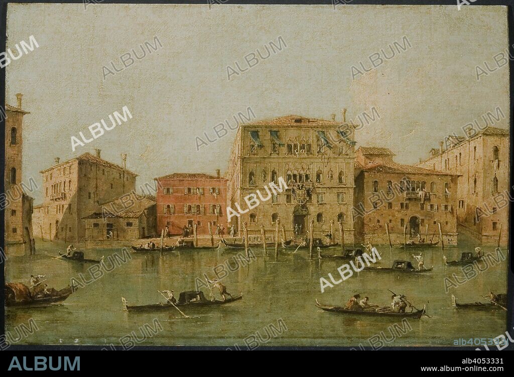 'View of the Palazzo Loredan dell'Ambasciatore on the Grand Canal, Venice', 1775-85.