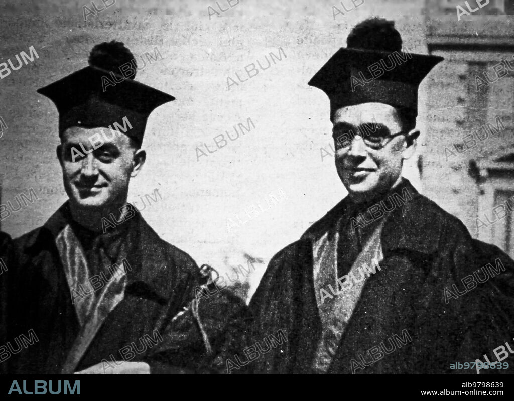 Enrico Fermi and Emilio Segre, 1930.