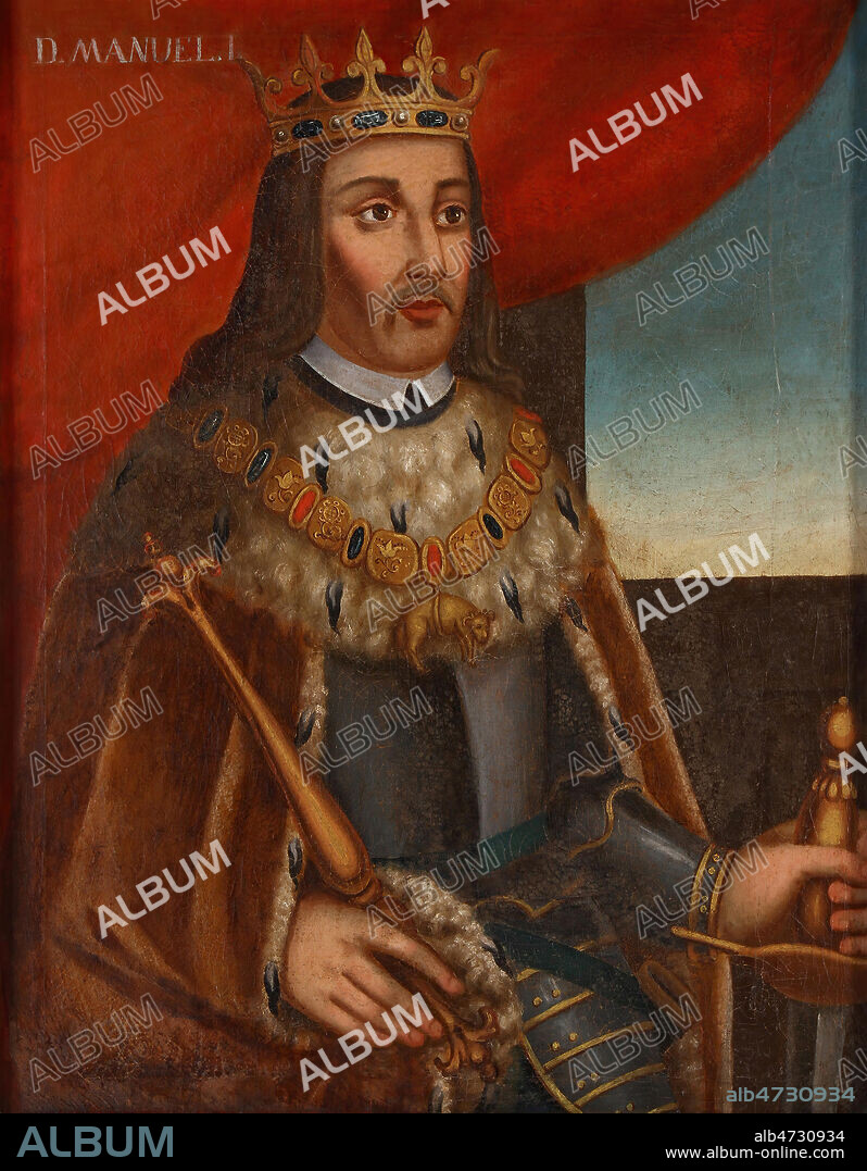 Manuel I (1469-1521), King of Portugal and the Algarves (1495-1521).