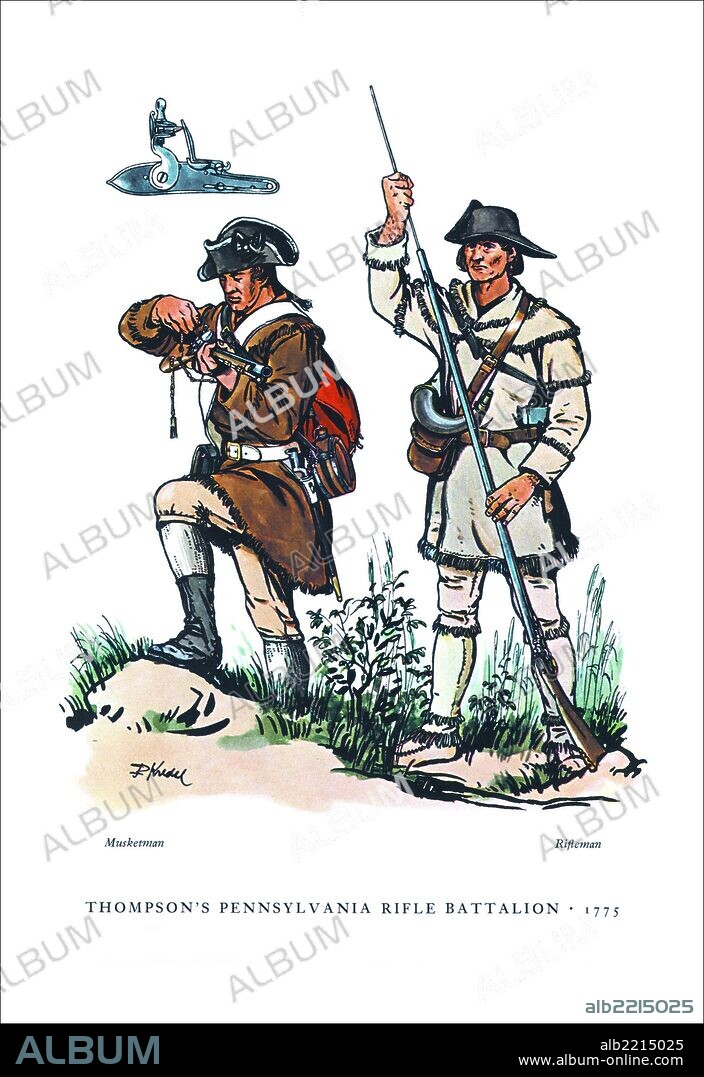 Thompson's Pennsylvania Rifle Battalion, 1775 1954.