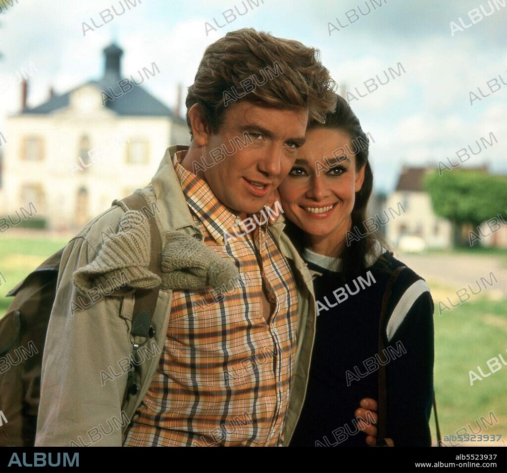 ALBERT FINNEY and AUDREY HEPBURN in TWO FOR THE ROAD, 1967, directed by STANLEY DONEN. Copyright 20TH CENTURY FOX.