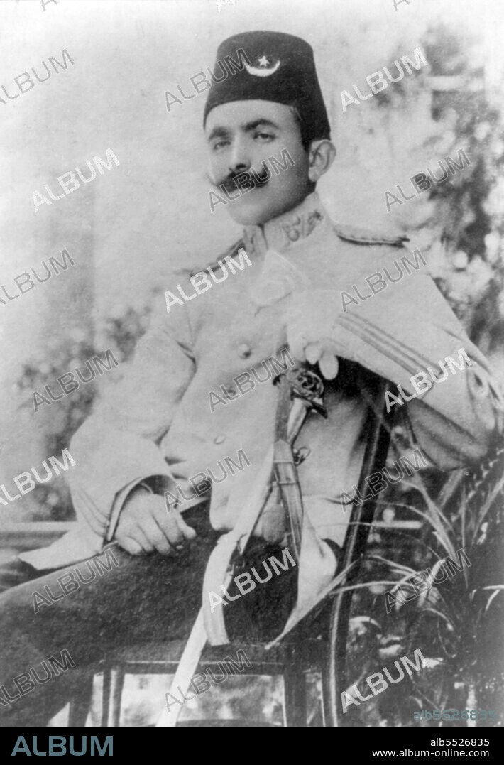 Ismail Enver Pasha (Ottoman Turkish: ??????? ???? ????; Turkish: Ismail Enver Pasa; 22 November 1881 – 4 August 1922), commonly known as Enver Pasha, was an Ottoman military officer and a leader of the 1908 Young Turk Revolution. He was the main leader of the Ottoman Empire in both Balkan Wars and World War I.  After the 1913 Ottoman coup d'état, Enver Pasha became the Minister of War of the Ottoman Empire, forming one-third of the triumvirate known as the 'Three Pashas' (along with Talaat Pasha and Djemal Pasha) that held de facto rule over the Empire from 1913 until the end of World War I in 1918. As war minister and de facto Commander-in-Chief, Enver Pasha was considered to be the most powerful figure of the government of the Ottoman Empire. He made the decision to enter the Empire into World War I, on the side of Germany. Along with Talaat and Djemal, he was one of the principal perpetrators of the Armenian Genocide.