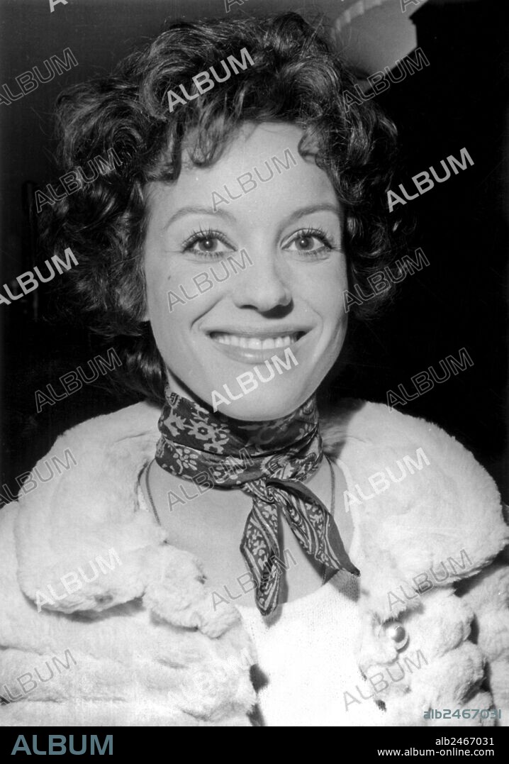 The french actress Karin Petersen (1945 - 1982) September, 09 1972.