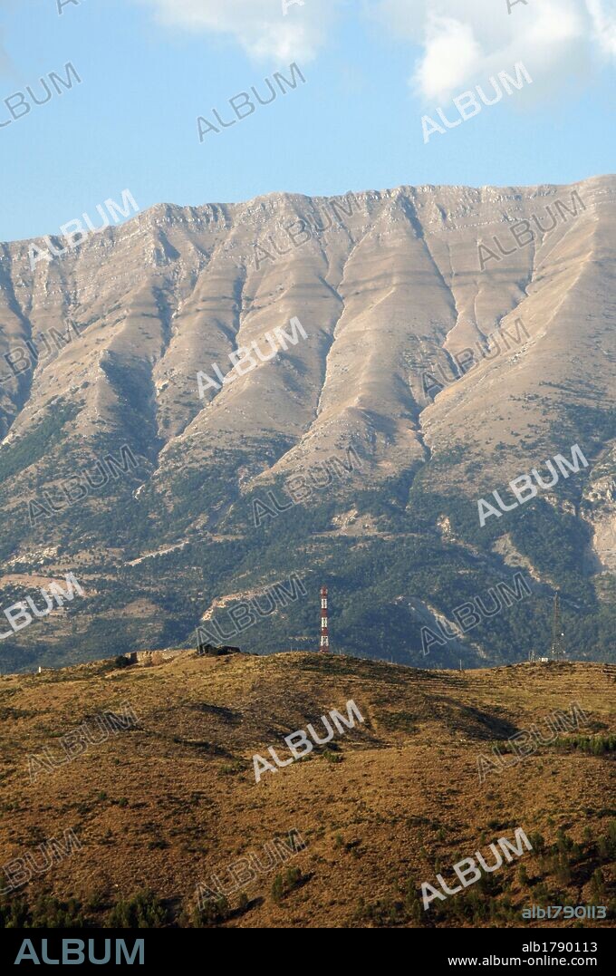 Albania. Gjirokaster. Lunxheria mountains.