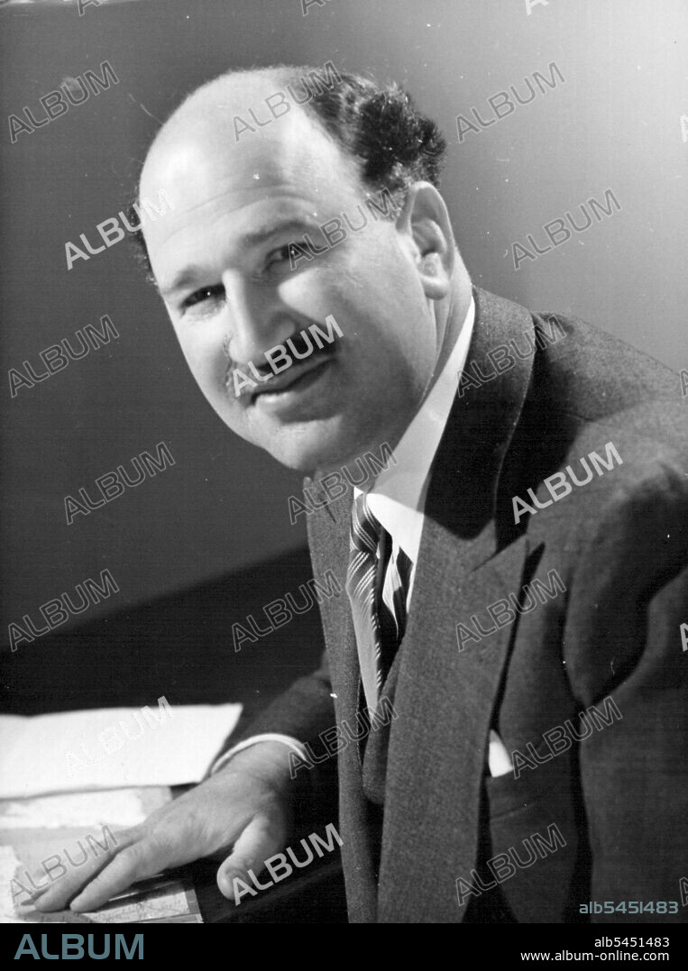 Major Edmund de Rothschild -- Son of the late Lionel de Rothschild; Major de Rothschild is a partner in the famous banking company of N.M. Rothschild & Sons. November 17, 1954. (Photo by Eric Coop, Camera Press).
