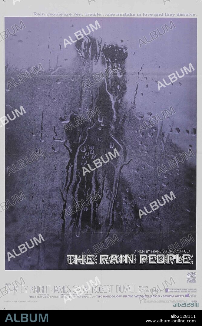 Poster of THE RAIN PEOPLE, 1969, directed by FRANCIS FORD COPPOLA. Copyright WARNER BROTHERS.