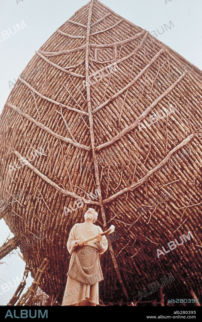 JOHN HUSTON en LA BIBLIA, 1966 (BIBLE: THE BIBLE: IN THE BEGINNING...), dirigida por JOHN HUSTON. Copyright DE LAURENTIS/20TH CENTURY FOX.
