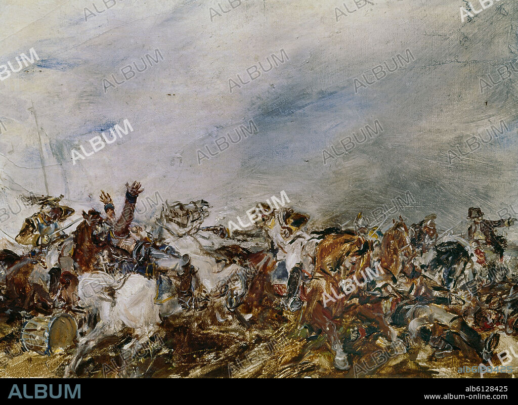 ROBERTO DOMINGO FALLAOLA (1883-1956). Spanish school. The Battle of Baylen, July 18-22, 1808. Madrid, Instituto de Valencia de Don Juan.