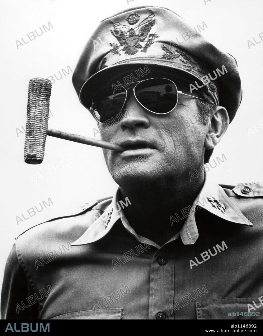 GREGORY PECK in MACARTHUR, 1977, directed by JOSEPH SARGENT. Copyright UNIVERSAL PICTURES.