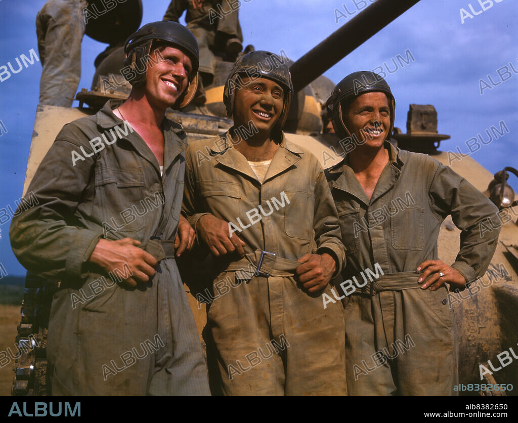 ALFRED T PALMER. M-4 tank crews of the United States, Ft. Knox, Ky.