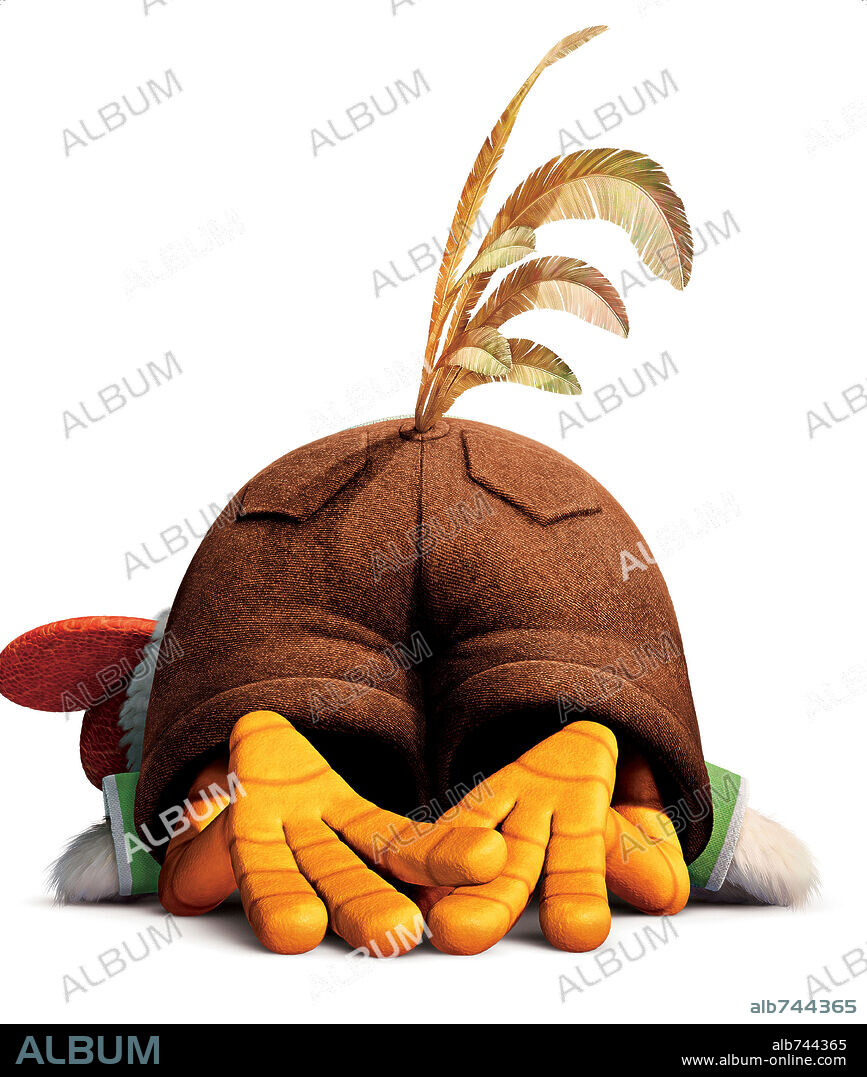 Poster de CHICKEN LITTLE, 2005, dirigida por MARK DINDAL. Copyright WALT DISNEY PICTURES.