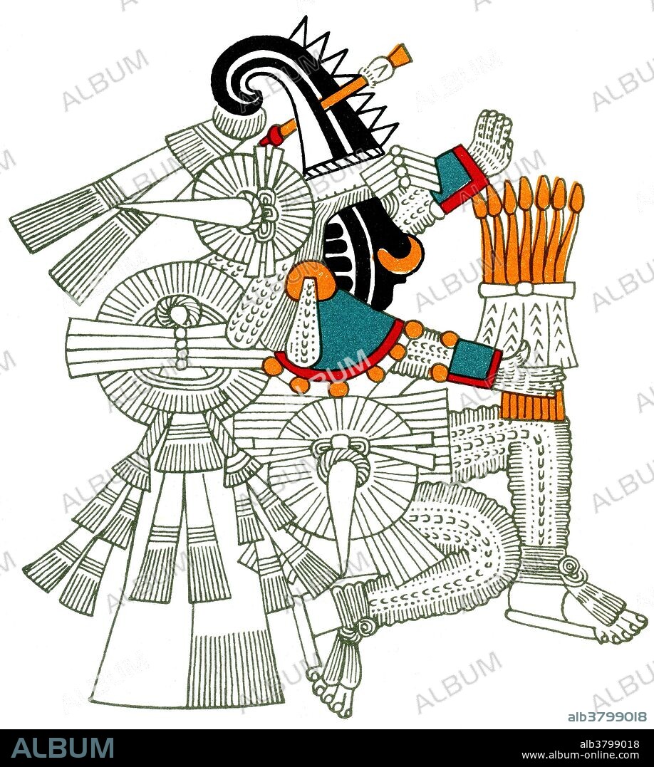 Iztlacoliuhqui, Aztec God of Frost, 15th century