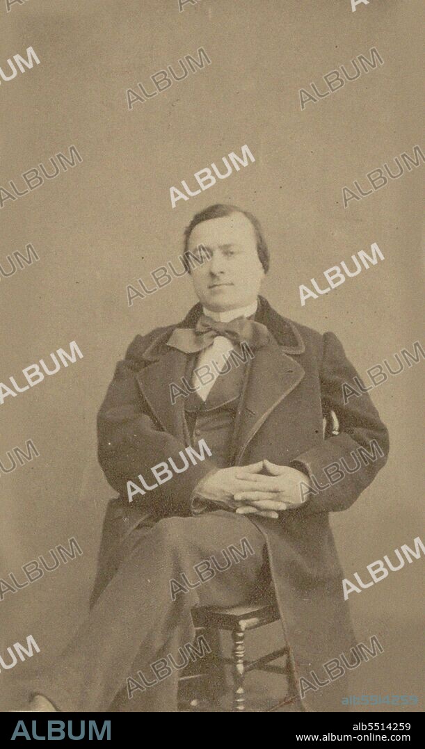 PARIS PHOTO STUDIO NUMA FILS. Composer Dominique François Xavier Boisselot (1811-1893).
