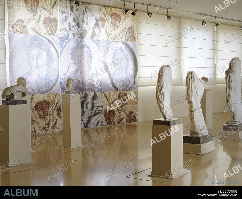 Museo Nacional Arqueológico. Tarragona. Cataluña. Interior. National Archaeological Museum. Tarragona. Spain. Inside.